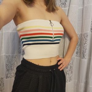 Rainbow Crop Top